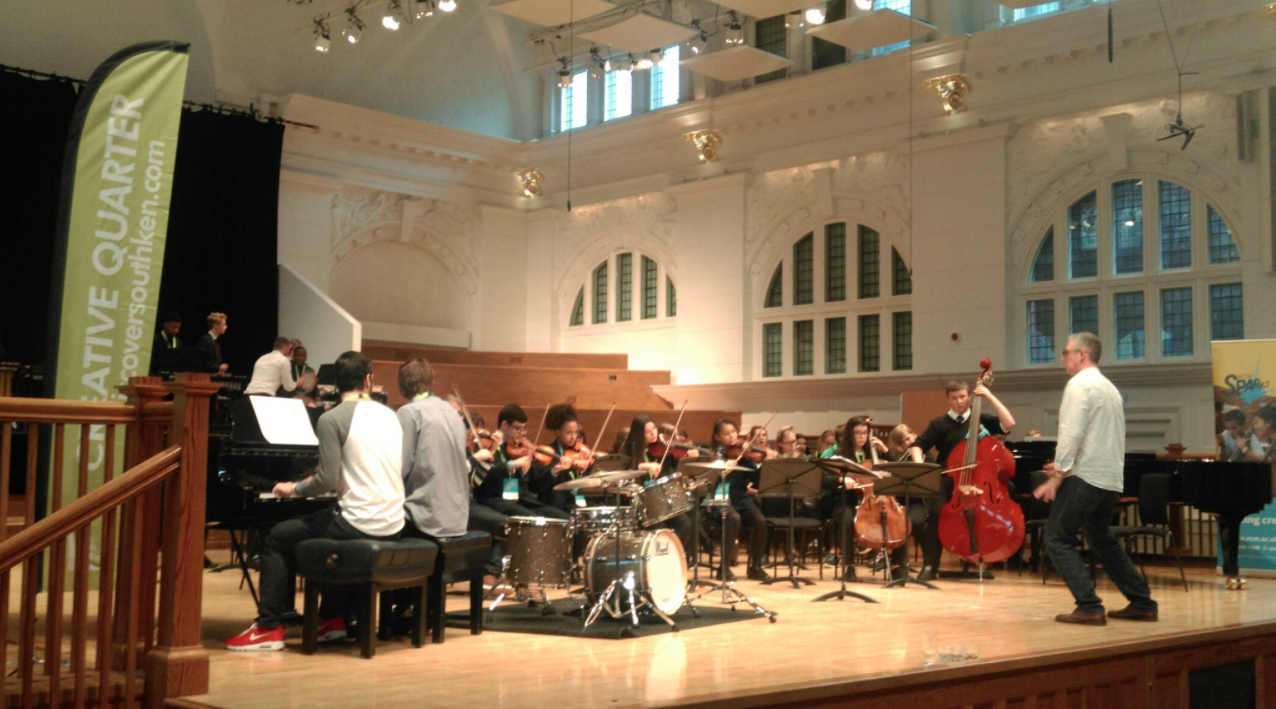 Students enjoy a performance masterclass at the Royal College of Music