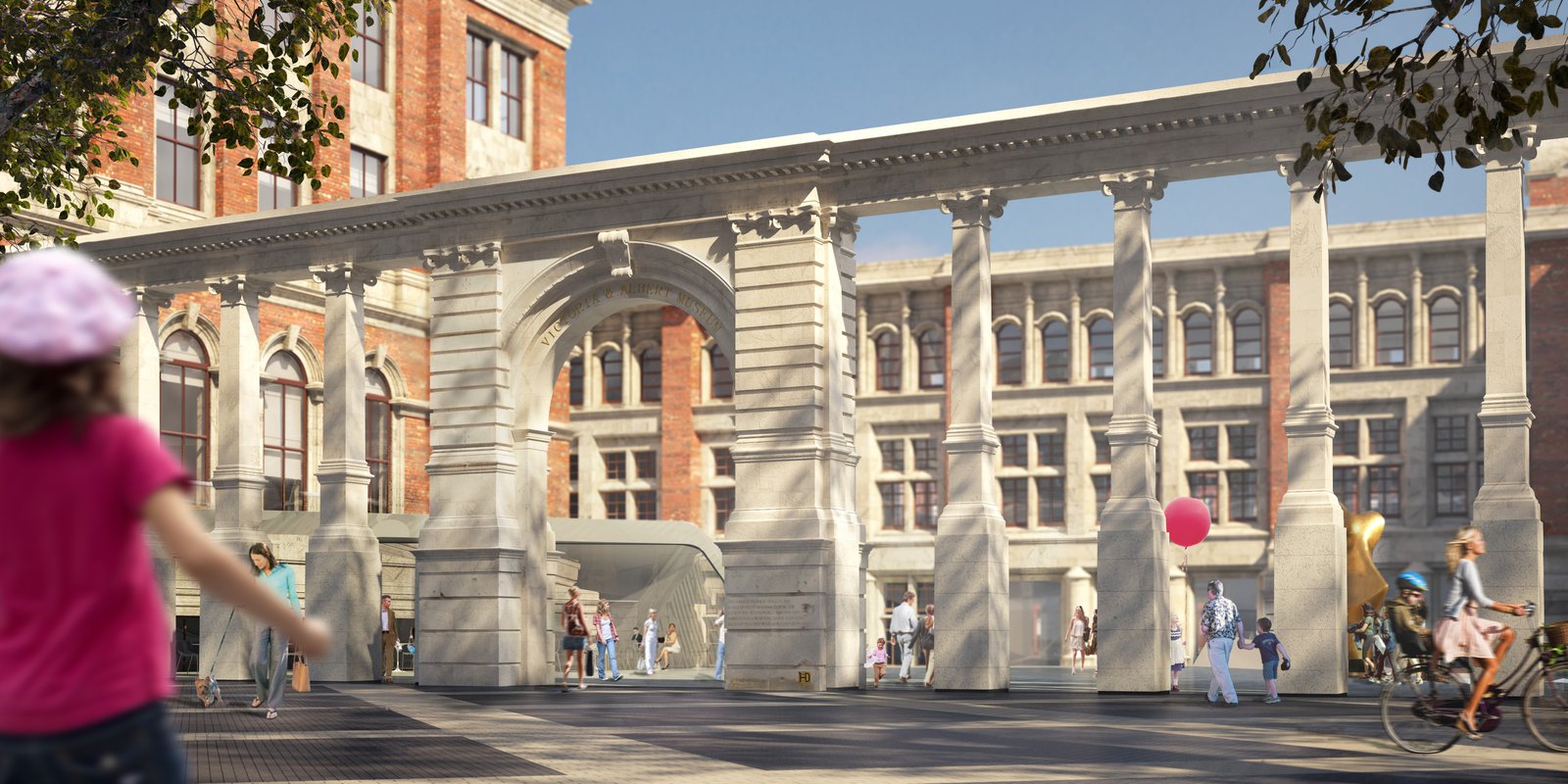 The V&A Exhibition Road entrance