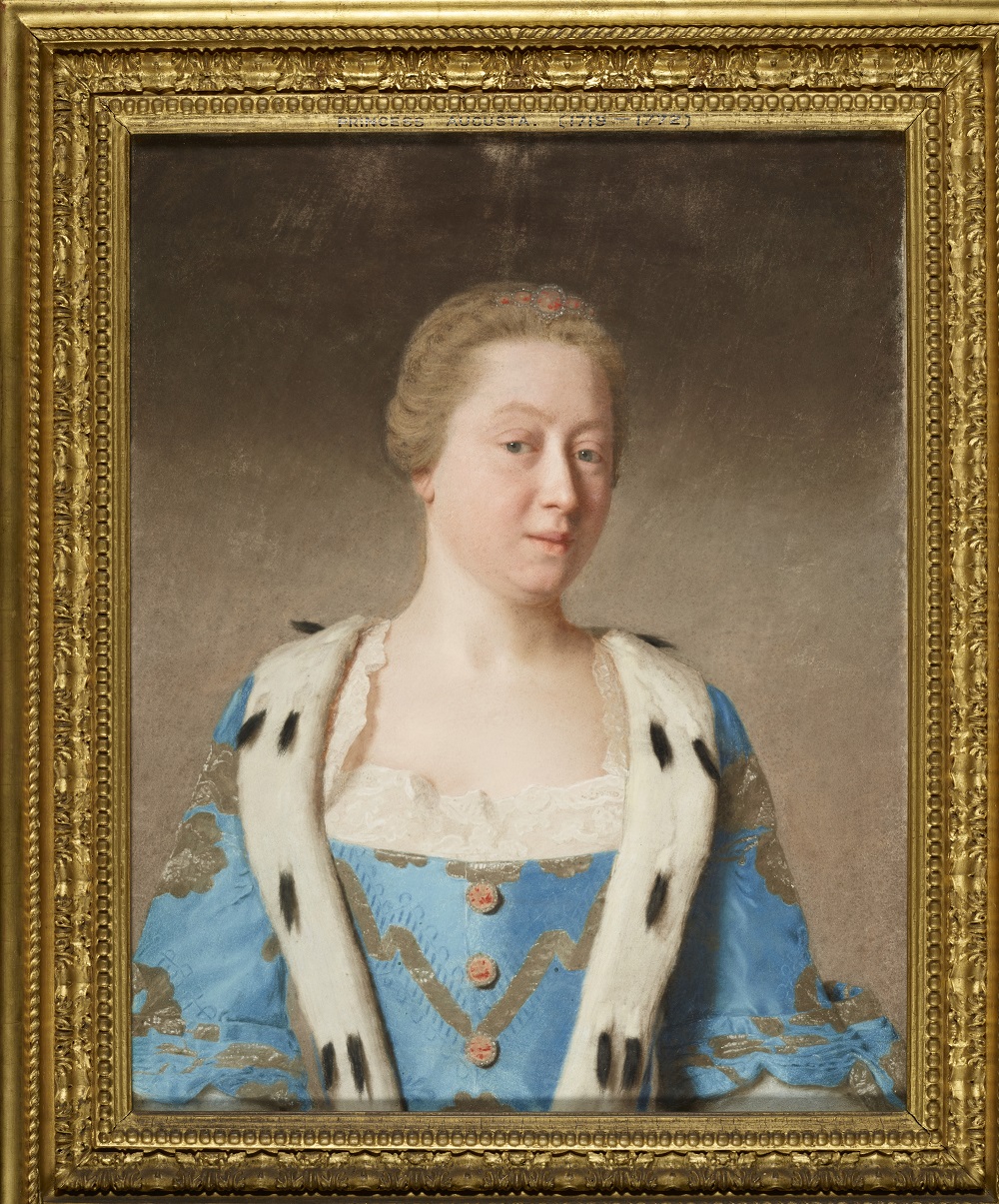 Augusta, Princess of Wales 1754, Jean-Etienne Liotard, Royal Collection Trust  c Her Majesty Queen Elizabeth II 2017