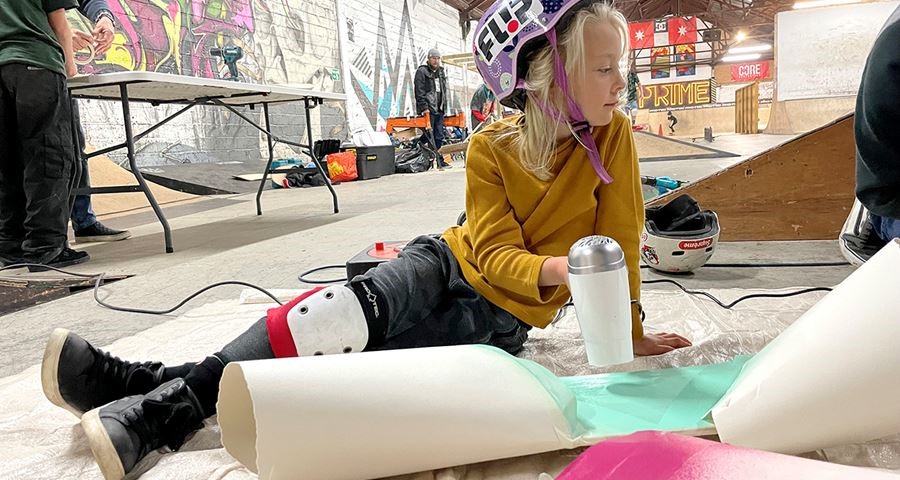 Design Camp: Skateboard Deck Making for 11 to 14 year olds