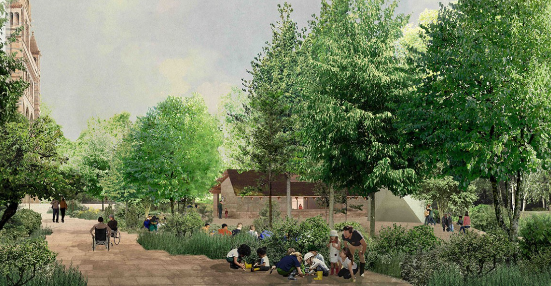 Illustration of Proposed Urban Nature Garden 