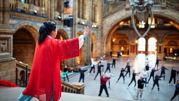 Tai chi at the Museum