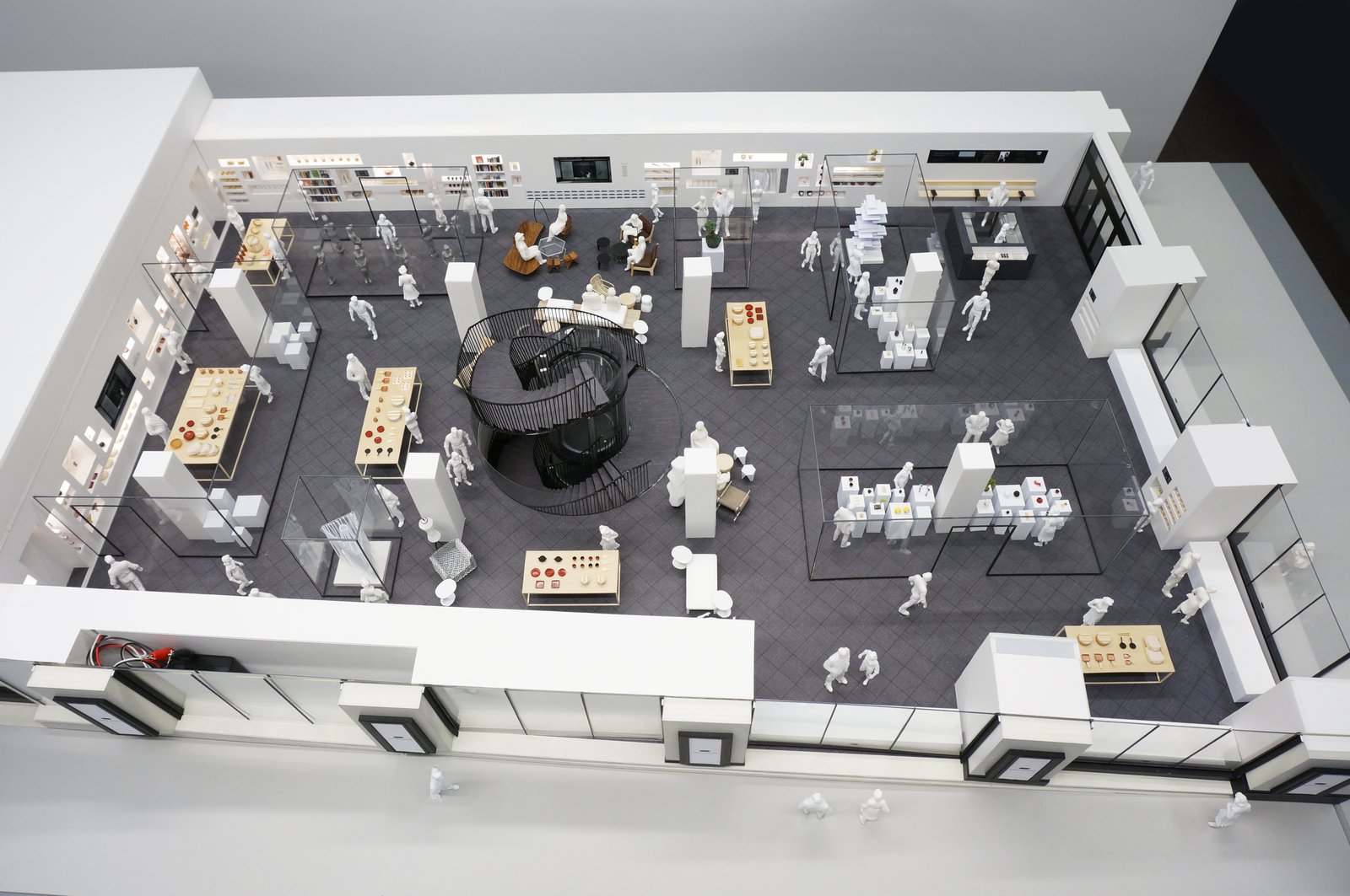 Birds Eye View of the Cultural Retail Floor, Japan House London