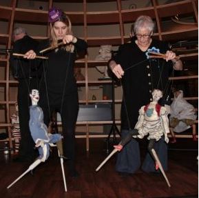 Strings and stilts, photo by Tom Crame. Courtesy of the V&A.