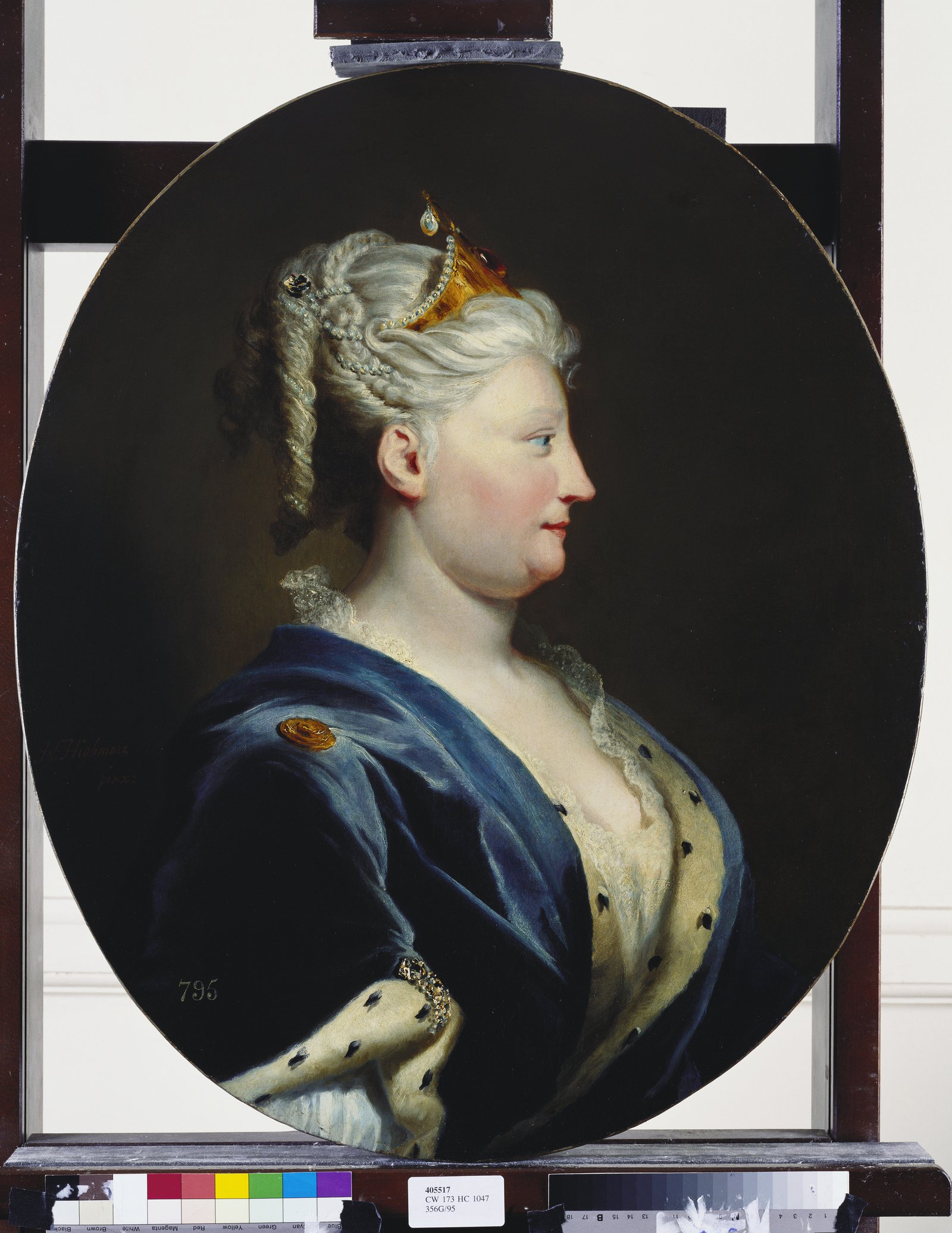 Queen Caroline of Ansbach, Joseph Highmore c.1735, Royal Collection Trust  c Her Majesty Queen Elizabeth II 2017