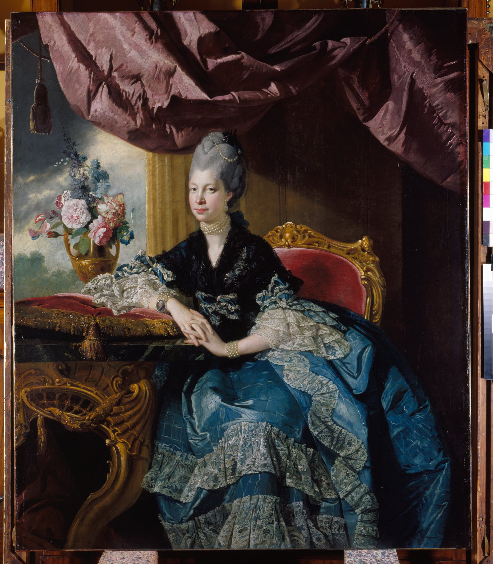 Queen Charlotte, Johann Joseph Zoffany 1771, Royal Collection Trust  c Her Majesty Queen Elizabeth II 2017
