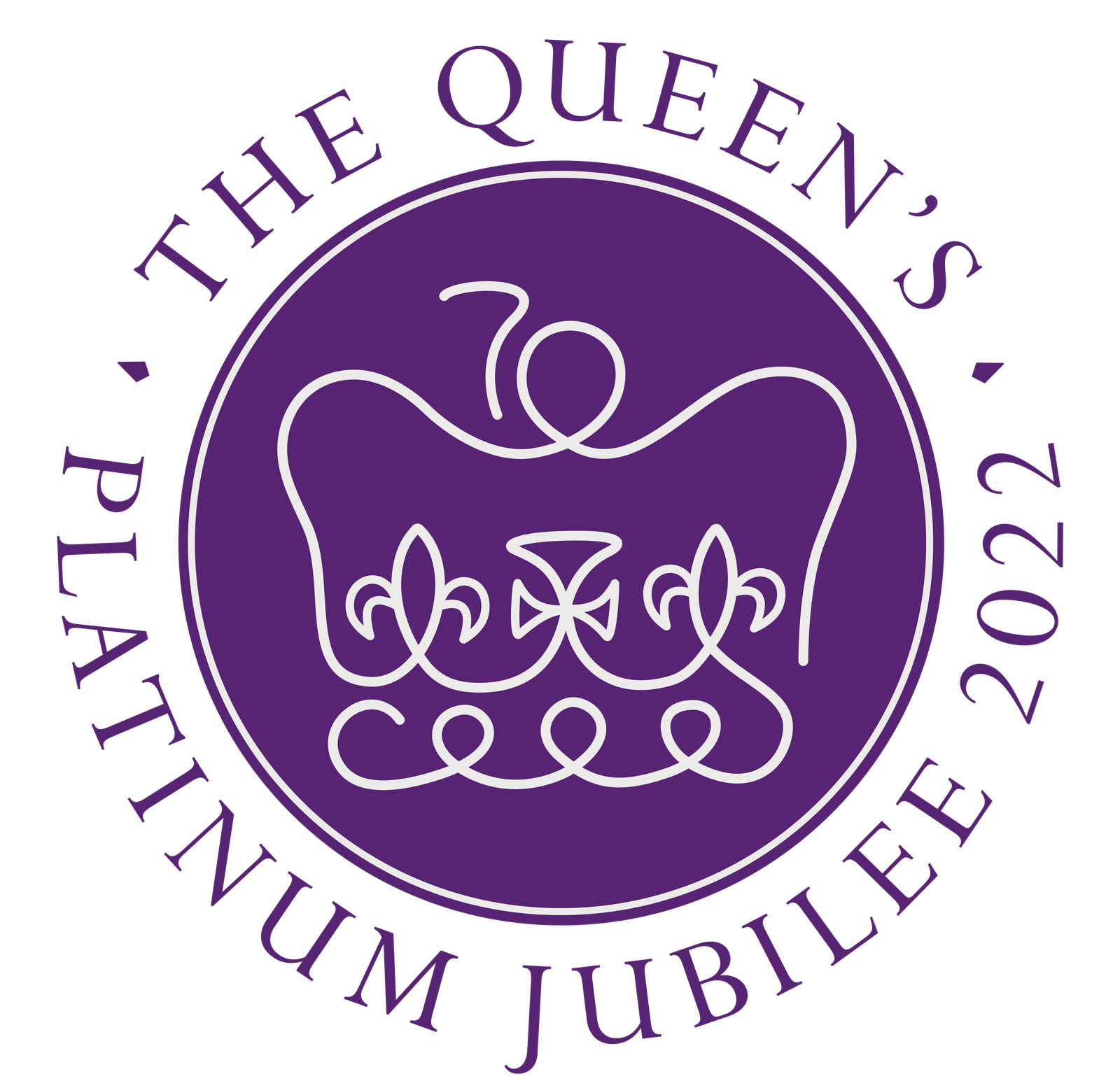 Queen's platinum emblem
